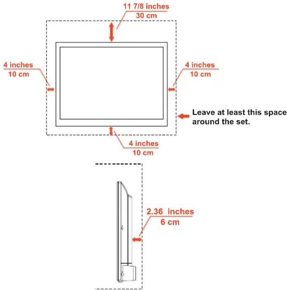 NEC E series E557Q - Install on the wall - 1