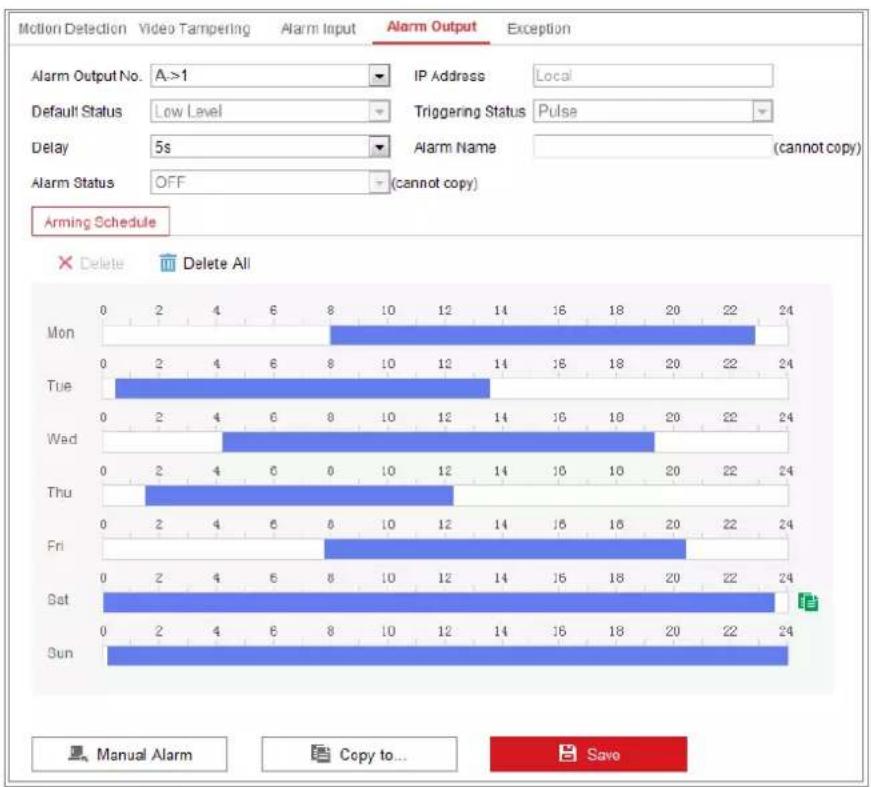 Hikvision DS-2CD2346G1-I - Configuring Alarm Output - 1