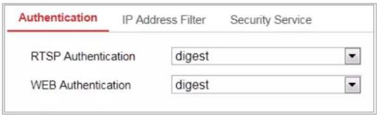 Hikvision DS-2CD2346G1-I - Authentication. - 1
