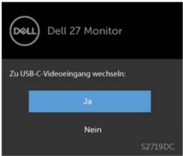 DELL S Series S2719DC - OSD-Warnmeldungen - 14