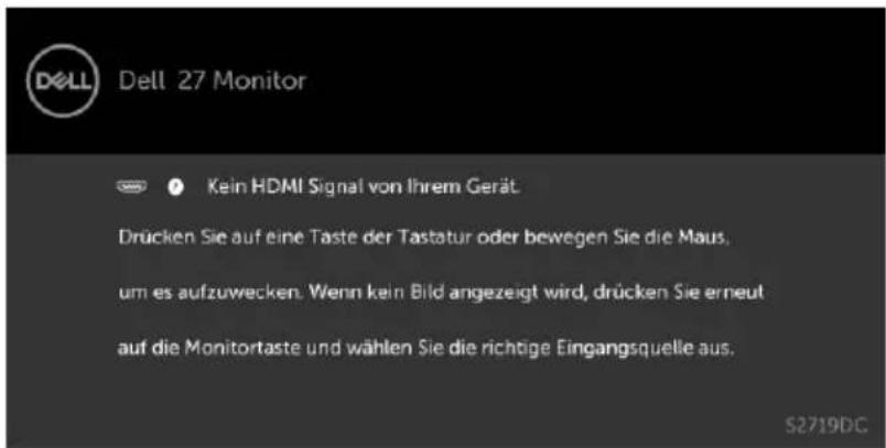 DELL S Series S2719DC - Wiederherstellungsmodus für HDMI - 1