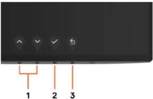 DELL S Series S2719DC - Taste an der-Frontblende - 1