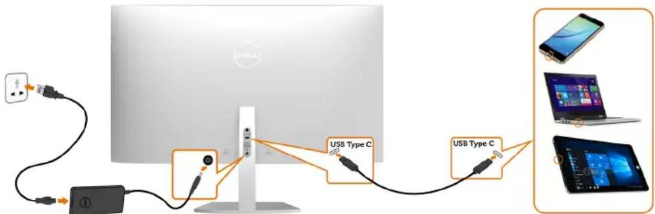 DELL S Series S2719DC - Ihren Monitor anschließen - 3
