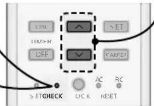 UN TIMEN OFF SET SETCHECK OCK AC RC RESET