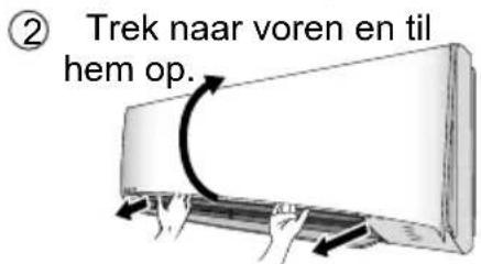 ② Trek naar voren en til hem op.