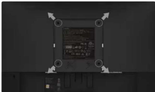 DELL E Series E1916H - Wandmontage (Option) - 1