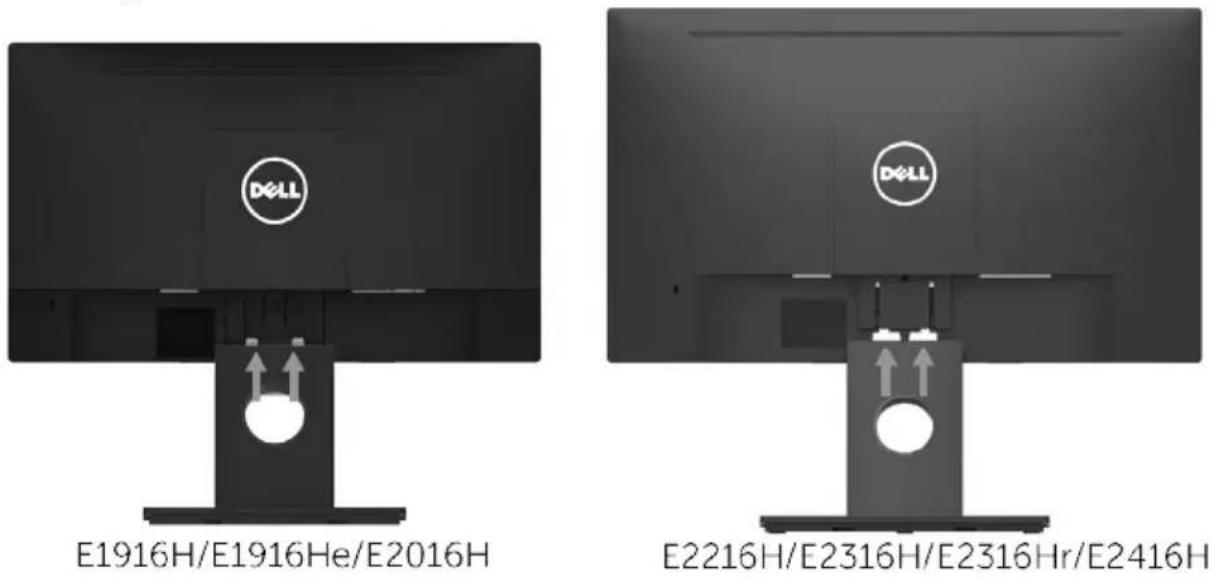 DELL E Series E1916H - Ständer anbringen - 3