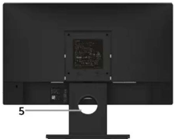 DELL E Series E1916H - Rückseite - 2