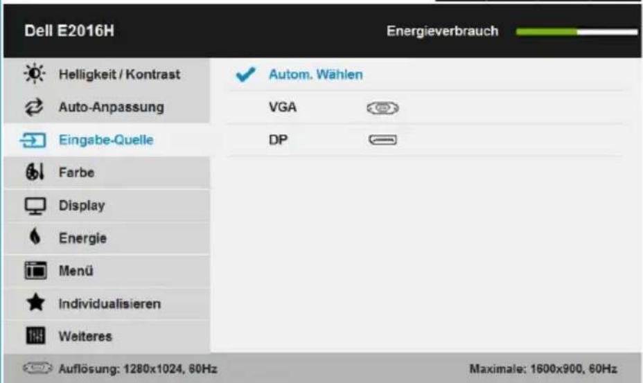 DELL E Series E1916H - Eingabe-Quelle - 3