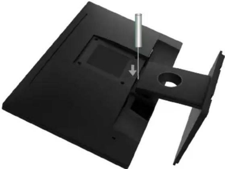 DELL E Series E1916H - Monitorständer abnehmen - 3