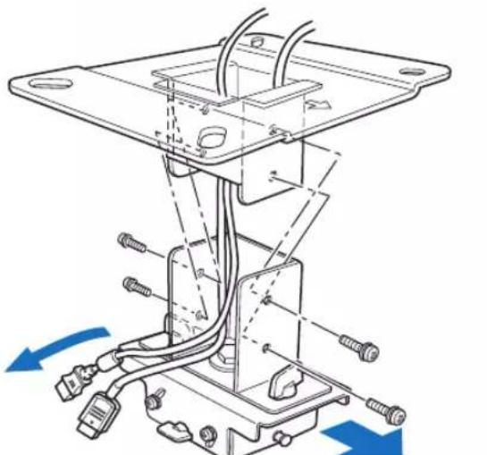 CANON XEED 4K500ST - Attach the Joint fitting to the Ceiling-mount bracket - 3