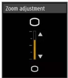 Zoom adjustment