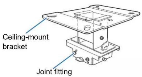 Ceiling-mount bracket Joint fitting
