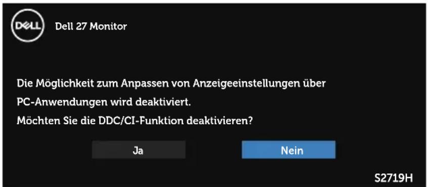 DELL S2719H - OSD-Warnmeldungen - 4
