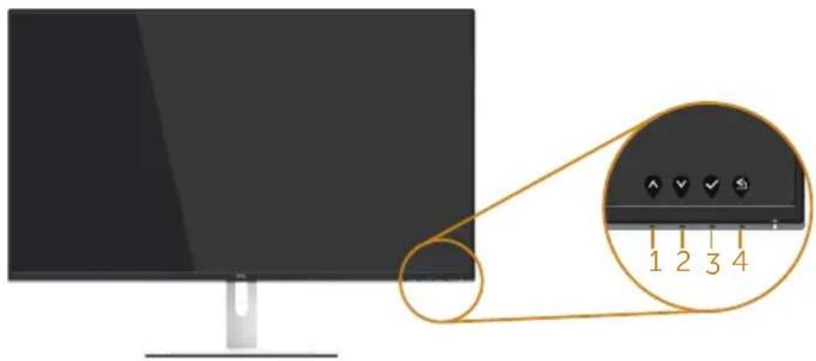 DELL S2719H - OSD-Bedienelemente - 1