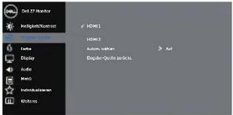 DELL S2719H - Hauptmenü für HDMI-Eingang - 13
