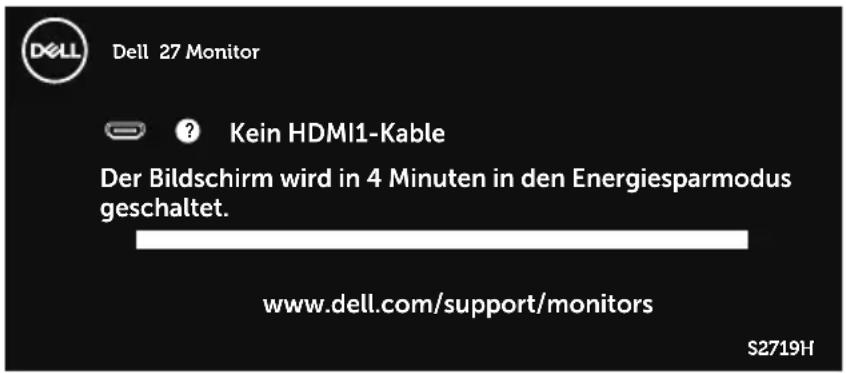 DELL S2719H - OSD-Warnmeldungen - 8