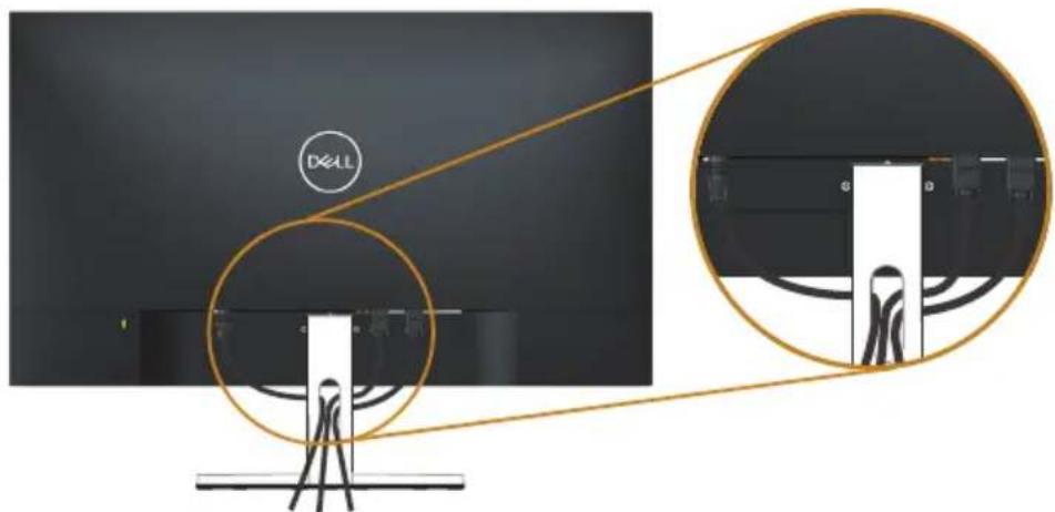 DELL S2719H - Kabel organisieren - 1
