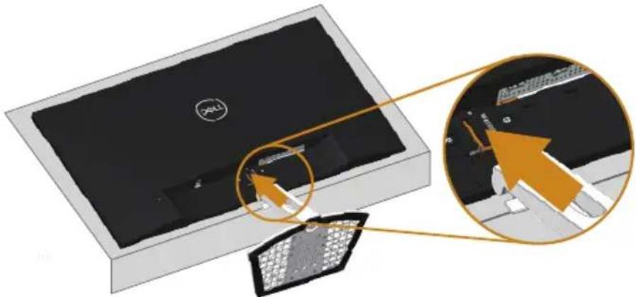DELL S2719H - Ständer anschließen - 5