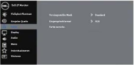 DELL S2719H - Hauptmenü für HDMI-Eingang - 18