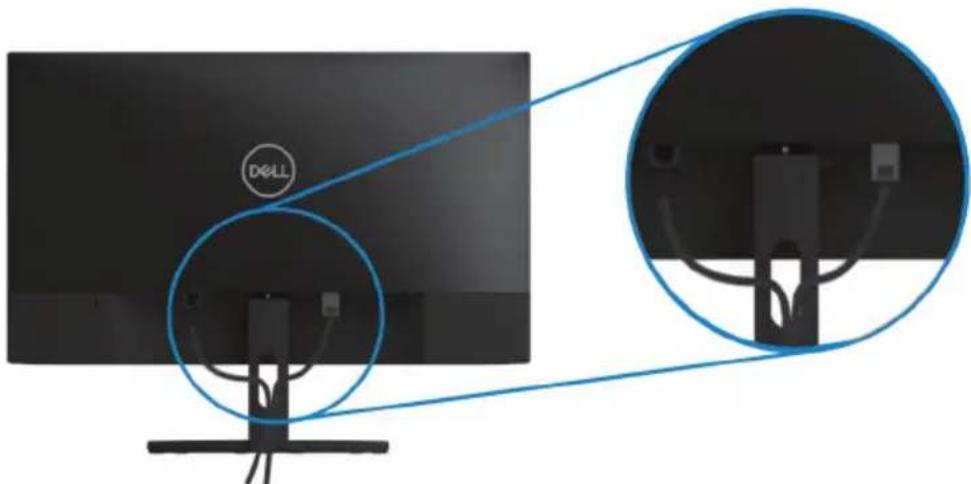 DELL SE2719H - Organizing cables - 1
