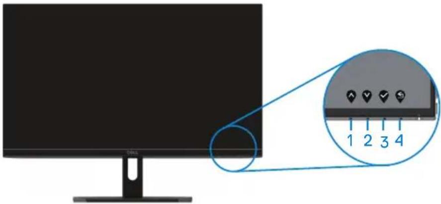 DELL SE2719H - OSD controls - 1