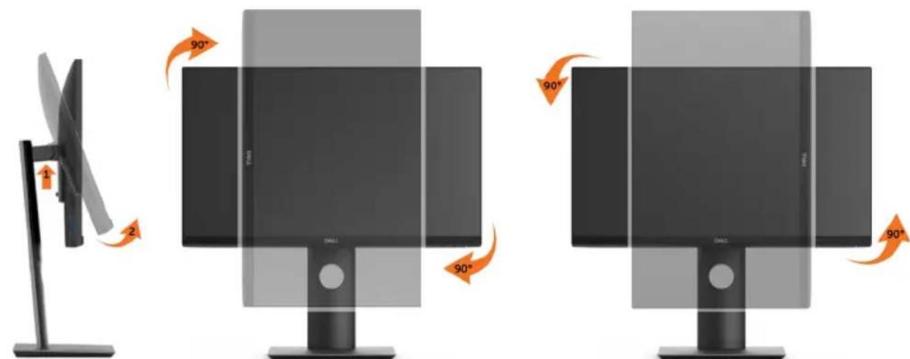 DELL P2719HC - Monitor drehen - 1