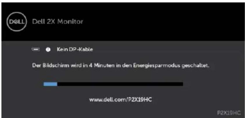 DELL P2719HC - OSD-Warnmeldungen - 8