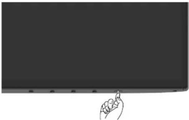 DELL UltraSharp U2719DC - Turning on the Monitor - 1