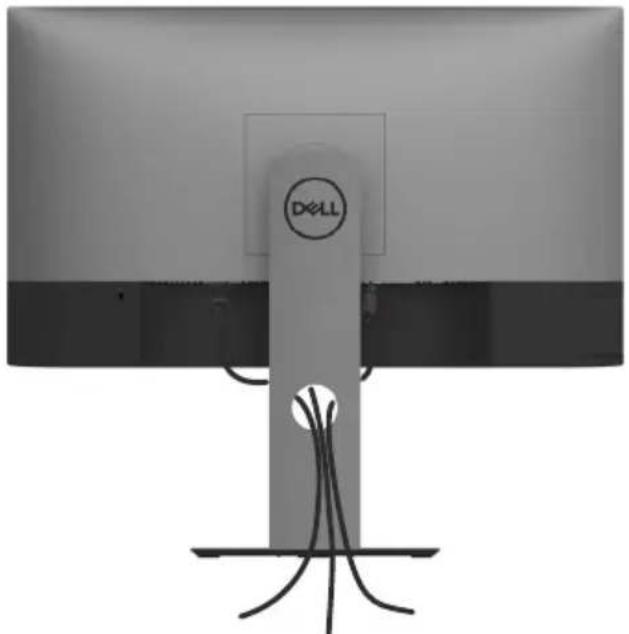 DELL UltraSharp U2719DC - Organizing Your Cables - 1