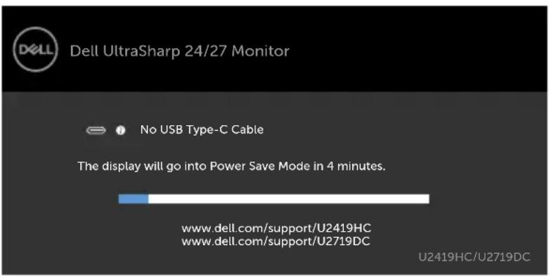 DELL UltraSharp U2719DC - OSD Warning Messages - 8