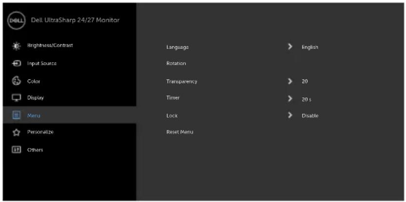 DELL UltraSharp U2719DC - Submenus - 2