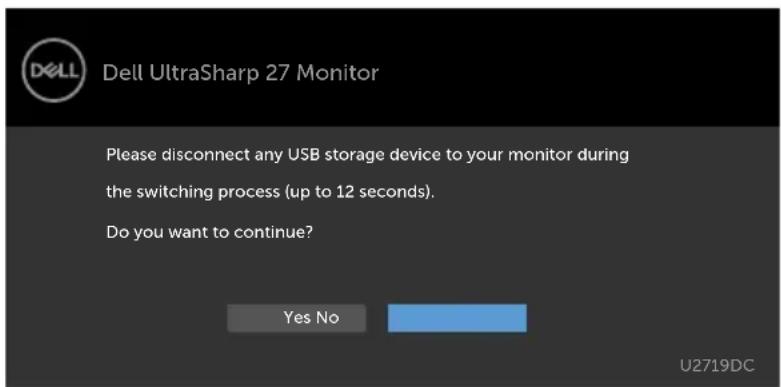 DELL UltraSharp U2719DC - OSD Warning Messages - 12