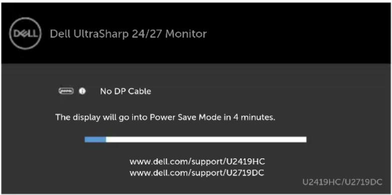 DELL UltraSharp U2719DC - OSD Warning Messages - 7