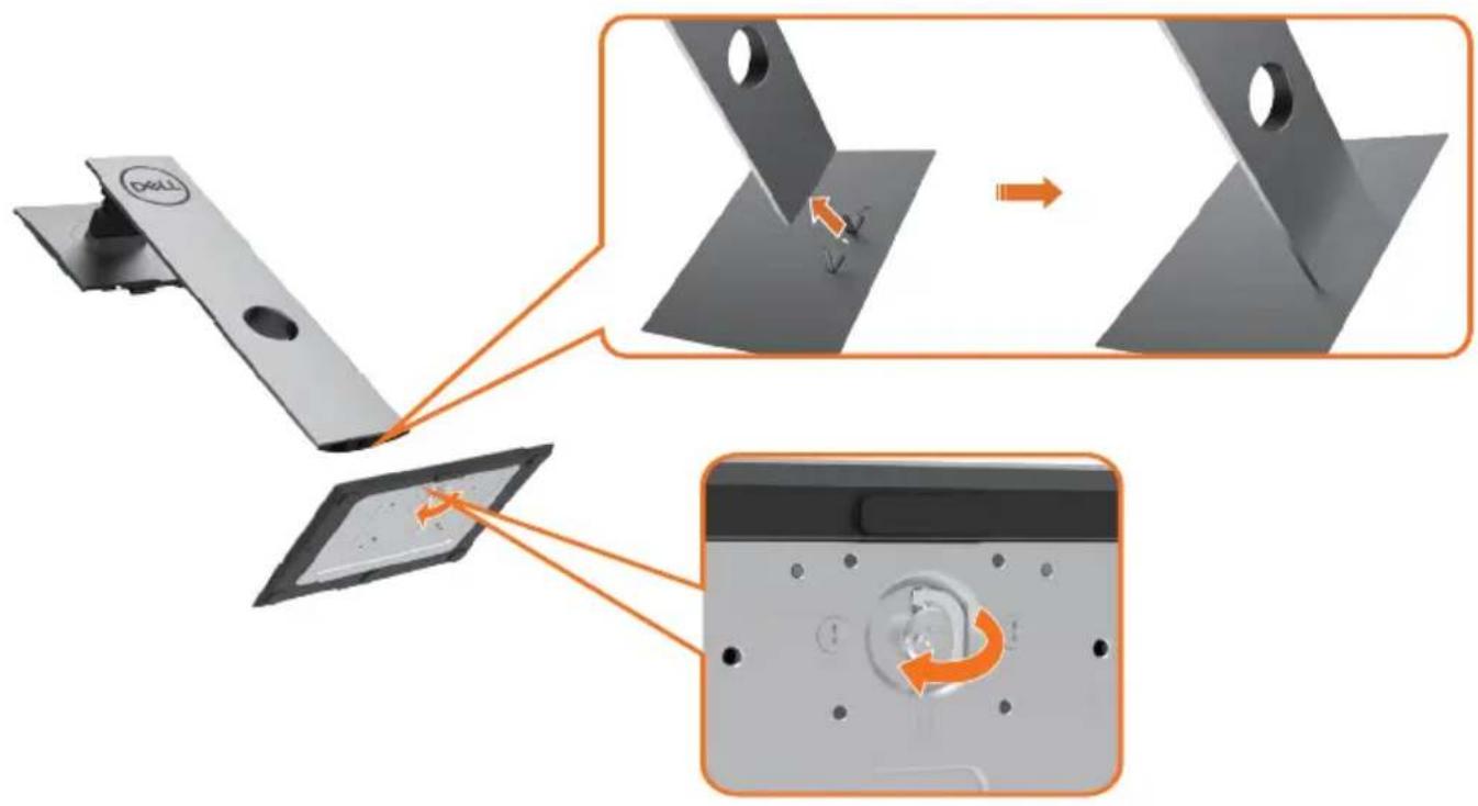 DELL UltraSharp U2719DC - Attaching the Stand - 4