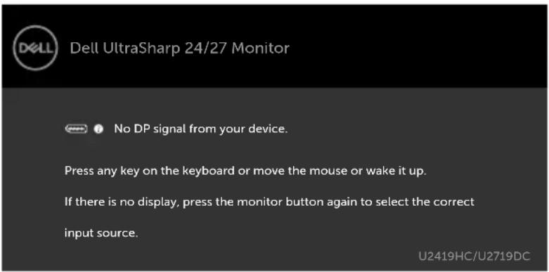 DELL UltraSharp U2719DC - OSD Warning Messages - 6