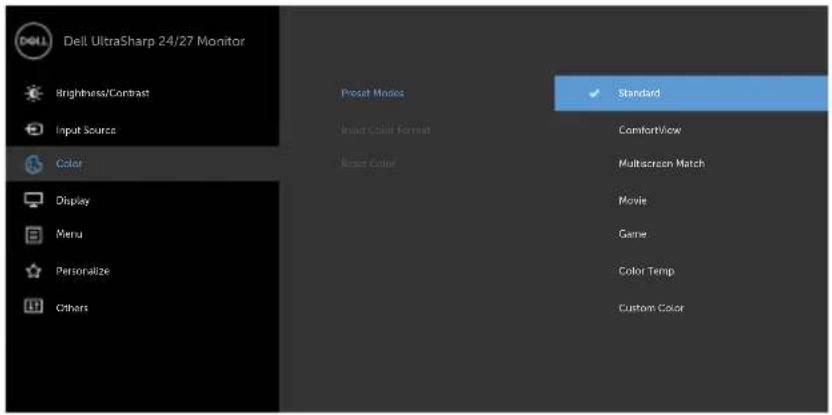 DELL UltraSharp U2719DC - Preset Modes - 1