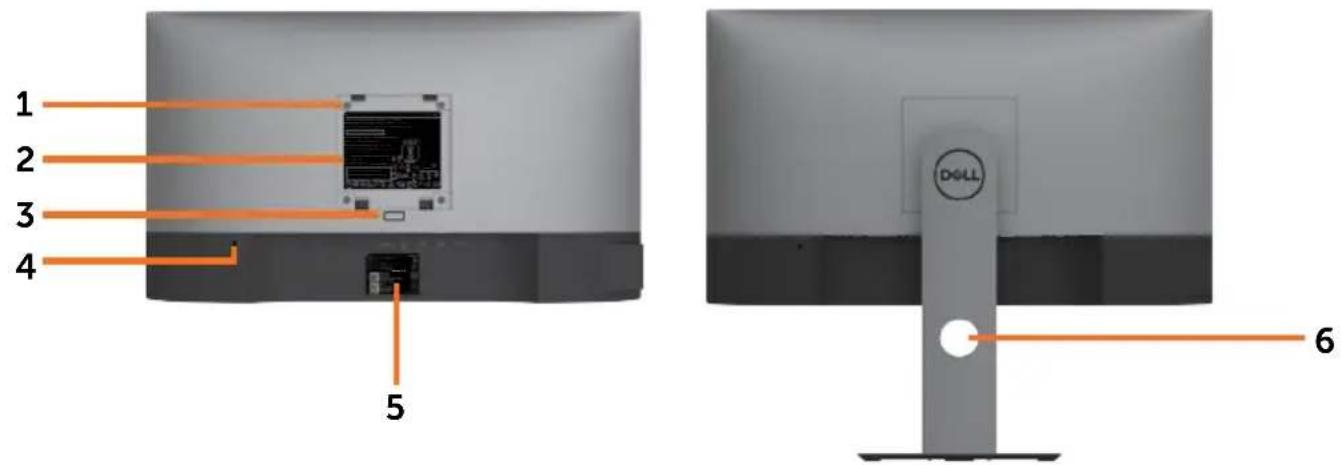 DELL UltraSharp U2719DC - Back View - 1