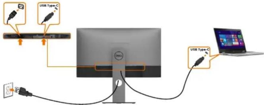 DELL UltraSharp U2719DC - Always On USB Type-C Charging - 1