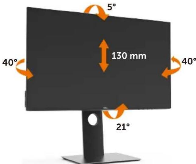 DELL UltraSharp U2719DC - Tilt, Swivel and Vertical Extension - 1