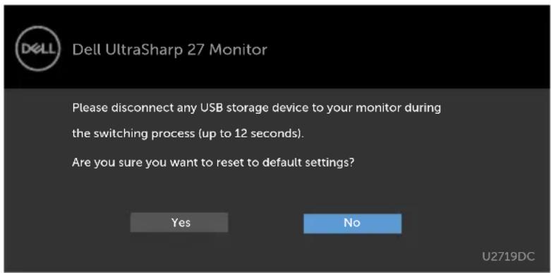 DELL UltraSharp U2719DC - OSD Warning Messages - 14