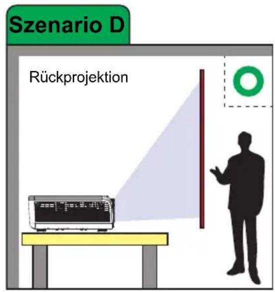 Szenario D Rückprojektion