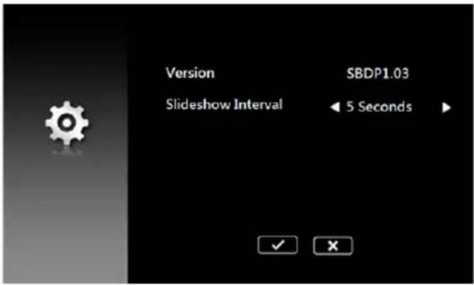 Version SBDP1.03 Slideshow Interval 5 Seconds ✓ ×