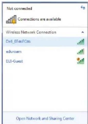 DELL P519HL - Per WLAN-Dongle Verbindung mit einem Computer herstellen - 5