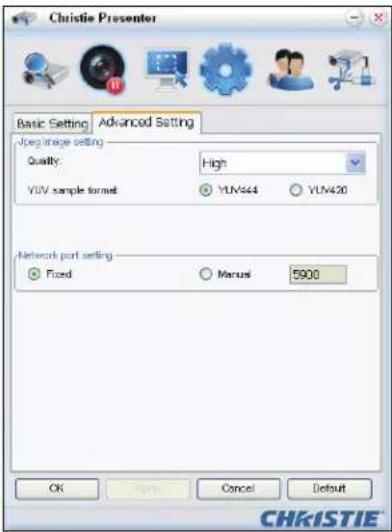 Christie D16WU-HS - Configuring Christie Presenter - 3