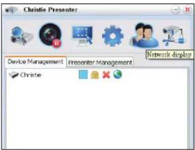 Christie D16WU-HS - Managing all connected network displays - 2