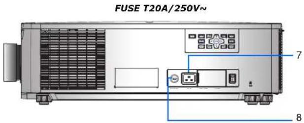 Christie D16WU-HS - Left view - 2