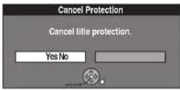 PANASONIC DMR-ES46 - ▶ Set Protection/Cancel Protection - 3
