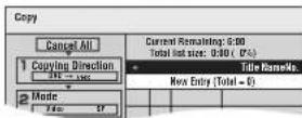 PANASONIC DMR-ES46 - Make sure to select "Start Copying" and press [ENTER]. - 2