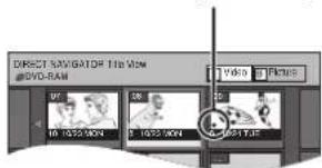 DIRECT NAVIGATOR THIS VDM DVD-RAM Video Pictures 07 10 10:22 MON 08 10 10:22 MON 10 10:22 MON 10 10:22 MON 10 10:22 MON 10 10:22 MON